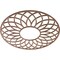 Ekena Millwork Cannes Wood Fretwork Pierced Ceiling Medallion, Walnut, 26"OD x 8 7/8"ID x 3/8"T CMWP26X26X0375CNWA - alternate 5